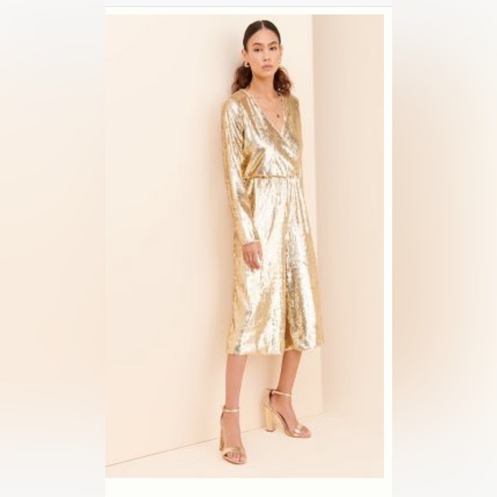 Gold sequin jumpsuit